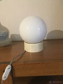 retro designe lampa koule bílá - 1