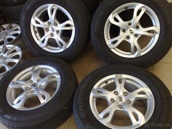 alu kola 5x114,3 r16 original hyundai tucson-čidla tpms - 1