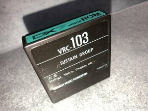 YAMAHA DX7 VOICE ROM VRC-103 SUSTAIN GROUP DATA CARTRIDGE - 1