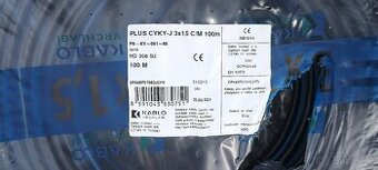 Kabel CYKY-J 3x1,5