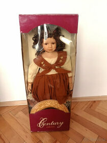 Sběratelská panenka s porcelánovou hlavou 75 cm - 1