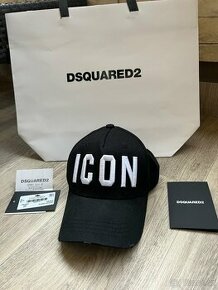 Dsquared2 Icon černá čepice, nová