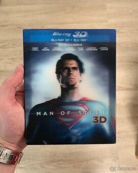 Blu-ray 3D disk Man of Steel / Superman (speciální edice)