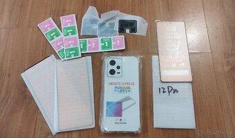 Xiaomi redmi note 12 Pro 5G kryt, fólie,