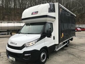 Iveco Daily 35 C, valník, spaní, 10palet