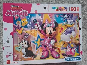 Puzzle Minnie Mouse velké dílky 60ks, 62 x 42 cm