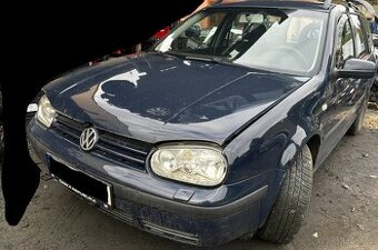 Volkswagen Golf IV 1.9 TDI 74 kW PD, veškeré náhradní díly