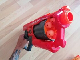 NERF Mega vystřelovač pistole Cycloneshock + 10 x ŠIPKY - 1