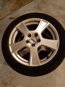 Alu kola 5x108,  6.5Jx17 s pneu 205/50 R17.