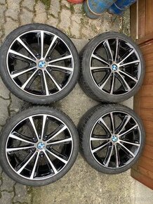 Alu disky 5x120 z vozu BMW, pneu letní 225/40/18