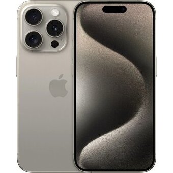 Apple iPhone 15 Pro 128GB, Natural Titanium, ZÁNOVNÍ