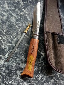 Zavírací nůž Opinel v sadě s ocilkou a pouzdrem - 1