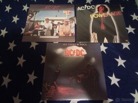 LP Iron Maiden, AC/DC, Motorhead, Jethro Tull, Slade, Sweet