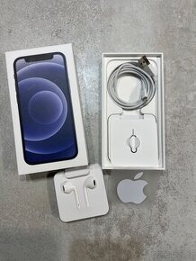 Prodám Apple iPhone 12 mini, černá barva, 64 GB