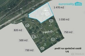 Prodej, stavební pozemek pro 1-2 domy, 1 470 m2, Plzeň - Bož