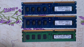 Prodam ddr3 1gb 1333mhz ruzne