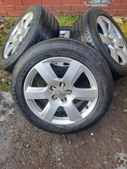 Alu kola 5x112 originál Audi 225/55 R17