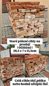 Očištěné palené cihly