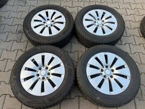 4x al kola 5x112 16 + pneu zimní 205/65 R16C