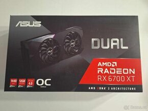 AMD RX 6700 XT OC 12GB - ASUS DUAL - ZÁRUKA (7/2025)