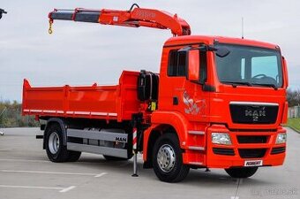 MAN TGS 18.320 TŘÍSTRANNÝ SKLÁPĚČ + HYDRAULICKÁ RUKA / EU-4