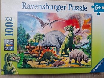 Prodám puzzle Dinosauři 100 kusů od 6 let