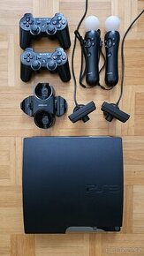 SONY PlayStation 3, příslušenství, MOVE, hry. POUZE KOMPLET