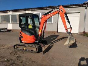 Minibagr Kubota U20-3 2300kg Roztah, podvozek