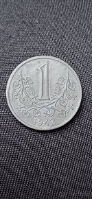 1 koruna 1942 protektorát