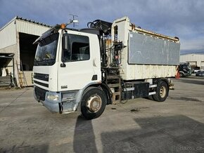 DAF DF 75.250 2011 sklapac hydraulicka ruka HIAB - 1