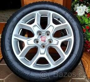 alu R17 5x110, zimné pneu 215/55, Fiat 500X, NOVÉ - 1