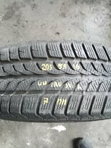 kusové zimní pneu UNIROYAL 205/55/16 7mm vzorek
