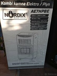 Kombi kamna/elektro /plyn nordix