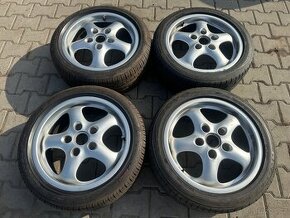 4x al kola 5x130 17 + pneu letní 205/50 R17