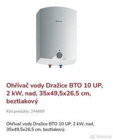 Ohřívač vody Dražice