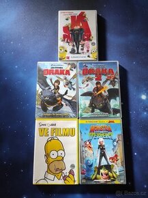 5x DVD Animované filmy