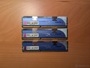 RAM Kingston HyperX 6 GB (3x2 GB), DDR3, 1600 MHz