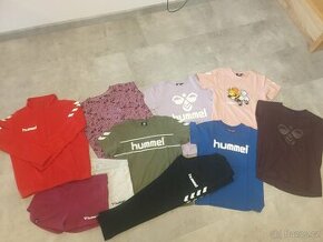 Sportovní oblečení zn. HUMMEL,ADIDAS vel. 140 a 146