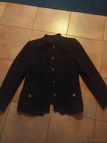 Moc pěkné černé,dámské sako,krátký kabát vel. 42 zn. Fashion - 1