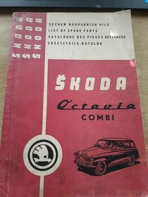 Seznam náhradních dílů Škoda Octavia combi vydání 1970-1971 - 1