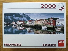 Puzzle DINO 2000 dílků, panoramatické, nábřeží