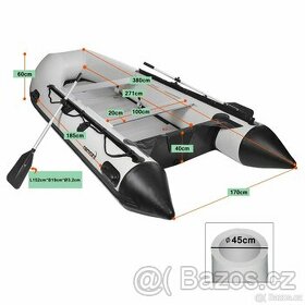 NAFUKOVACÍ ČLUN kategor380 CM, PRO 6 + 1osob, pevná podlaha