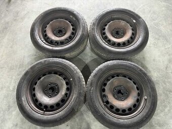 Sada plechových kol 5x112 R16 205/60/16 Continental