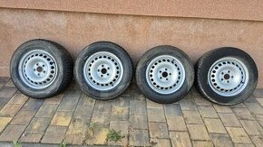 5x120 R16 VW T5 T6 Plechové kola + zimní pneu