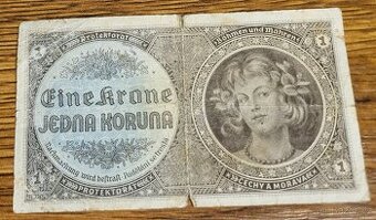 1 koruna 1940, Protektorát Čechy a Moravy, serie D 020