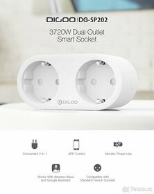 DIGOO DG-SP202 3720W Duální chytrá zásuvka WIFI