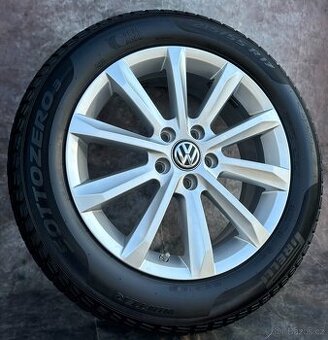 Originální Alu kola 5x112 VW Passat B8,Škoda 215/55/17 TPMS