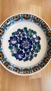 Dekorační malovaný talíř – fajáns 25 cm - 1
