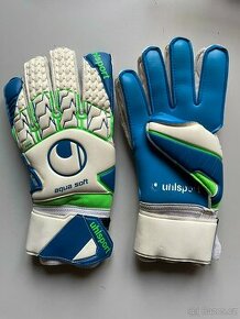 použité brankářské rukavice Uhlsport Aquasoft - 1