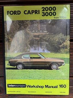 FORD CAPRI originální montážní manualy servisní příručky